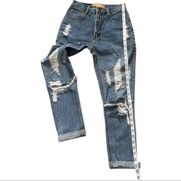 Fenix Distressed High-Rise Jeans Size 24 - Picture 8 of 13